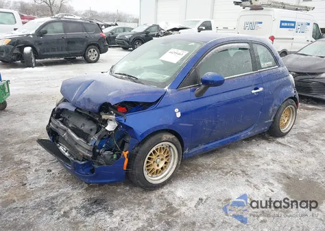 2012 Fiat 500 Sport z USA, uszkodzony, nr VIN 3C3CFFBR7CT127527